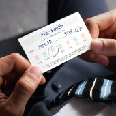 Carte de rappel pour les dentistes dentaires moder