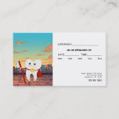 Carte de rappel pour les dentistes pédiatriques (Devant)