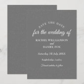 Carte de rappel Silver Stardust Confetti (Devant / Derrière)