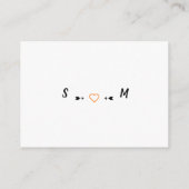 Carte de rappel vintage à suspendre (Dos)