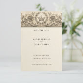 Carte de rappel vintage baroque (Debout devant)