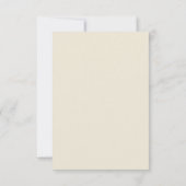 Carte de rappel vintage baroque (Dos)