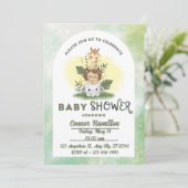 carte de rassemblement pour baby shower (Debout devant)