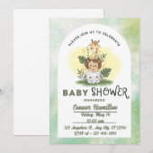 carte de rassemblement pour baby shower (Devant / Derrière)