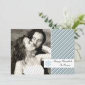 Carte de rayures de Hanoukka (Debout devant)