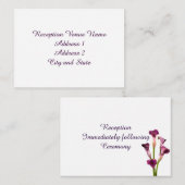 Carte de réception (Devant / Derrière)