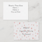 Carte de réception (Devant / Derrière)