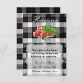 Carte de réception 3,5 x 5 XMAS Camion Buffalo Pla (Devant / Derrière)