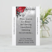 Carte de réception 3,5 x 7 (Debout devant)