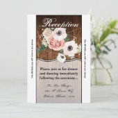 Carte de réception 3,5 x 7 Géométrique Pays Barre (Debout devant)