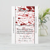 Carte de réception 3,5 x 7 Splf de sang Vampire Go (Debout devant)