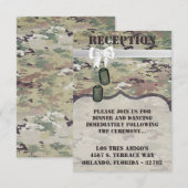 Carte de réception 3,5x5 Armée de terre Force aéri (Devant / Derrière)
