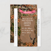 Carte de réception 3,5x7 Chasse Deer Buck Head Cam (Devant / Derrière)