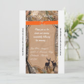 Carte de réception 3,5x7 Chasseurs Camouflage Camo (Debout devant)