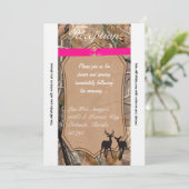 Carte de réception 3,5x7 Hunters Camo Camouflage C (Debout devant)