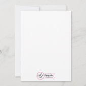 Carte de réception 3,5x7 Lave-linge blanc Bois Gra (Dos)