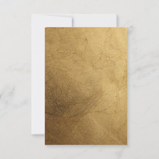 Carte de réception 3,5x7 Moderne Rayure Noir Blanc (Dos)