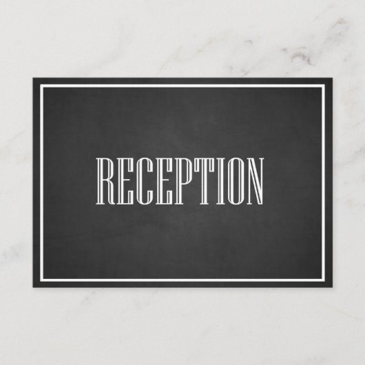 CARTE DE RÉCEPTION À LA CRÉATION TYPOGRAPHIQUE RÉT (Devant)