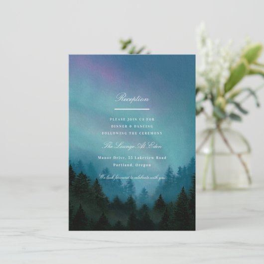 Carte de réception Aurora (Debout devant)