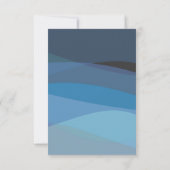 Carte de réception Bat mitzvah Ark Bar de Noah (Dos)