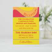 Carte de réception Bat mitzvah BM Bar Vagues (Debout devant)