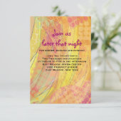 Carte de réception Bat mitzvah DREAMER (Debout devant)