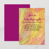 Carte de réception Bat mitzvah DREAMER (Devant / Derrière)