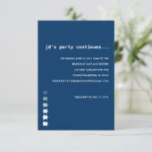 Carte de réception Bat mitzvah du bar STARS DesARS (Debout devant)