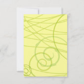 Carte de réception Bat mitzvah Rose transparente (Dos)