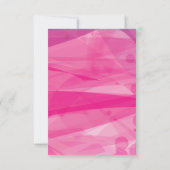 Carte de réception Bat mitzvah STAR TRANSPARENTE (Dos)