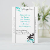 Carte de réception Beach Breeze Ocean Water Trop (Debout devant)