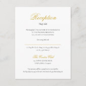 Carte de réception bilingue vietnamienne en script (Devant)