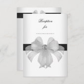 Carte de réception Black White Diamond Universal (Devant / Derrière)