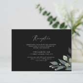 Carte de réception Bouquet de verdure (Debout devant)