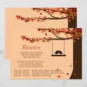 Carte de réception Chêne aux coeurs tombants Oisea (Devant / Derrière)