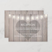 Carte de réception cœur taché (Devant / Derrière)