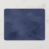 Carte de réception couleur modifiable de beauté fl (Dos)