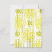 Carte de réception d'agrume (Dos)