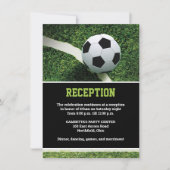 Carte de réception de Bar Mitzvah au stade de foot (Devant)