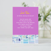Carte de réception de bat mitzvah de barre de (Debout devant)