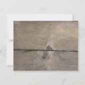 Carte de réception de cœur de bouchon de vin (Dos)