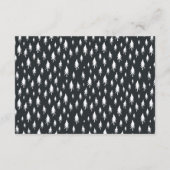 Carte de réception de la forêt hivernale (Dos)