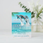 Carte DE Réception DE L'OCÉAN TROPICAL DOLPHINS PL (Debout devant)