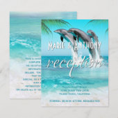 Carte DE Réception DE L'OCÉAN TROPICAL DOLPHINS PL (Devant / Derrière)