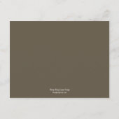 Carte de réception de mariage Branches Fleuries -  (Dos)