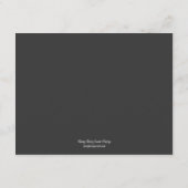 Carte de réception de mariage Cherry Blossoms (Dos)