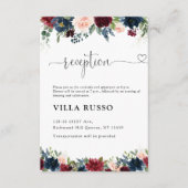 Carte de réception de mariage de Bourgogne et de l (Devant)