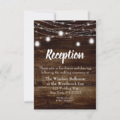 Carte de réception de mariage de tulipes de printe (Devant)