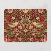 Carte de réception de mariage du voleur de fraises (Dos)