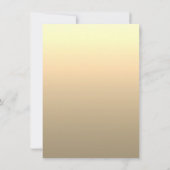 Carte de réception de mariage élégante et luxueuse (Dos)